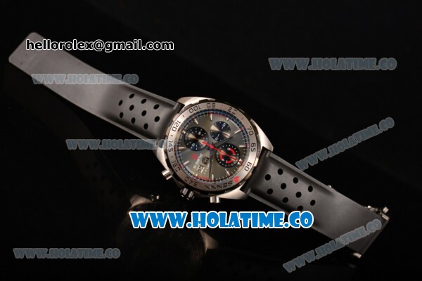 Tag Heuer Formula 1 Calibre 16 Miyota OS10 Quartz Steel Case with Grey Dial and Stick Markers - Click Image to Close